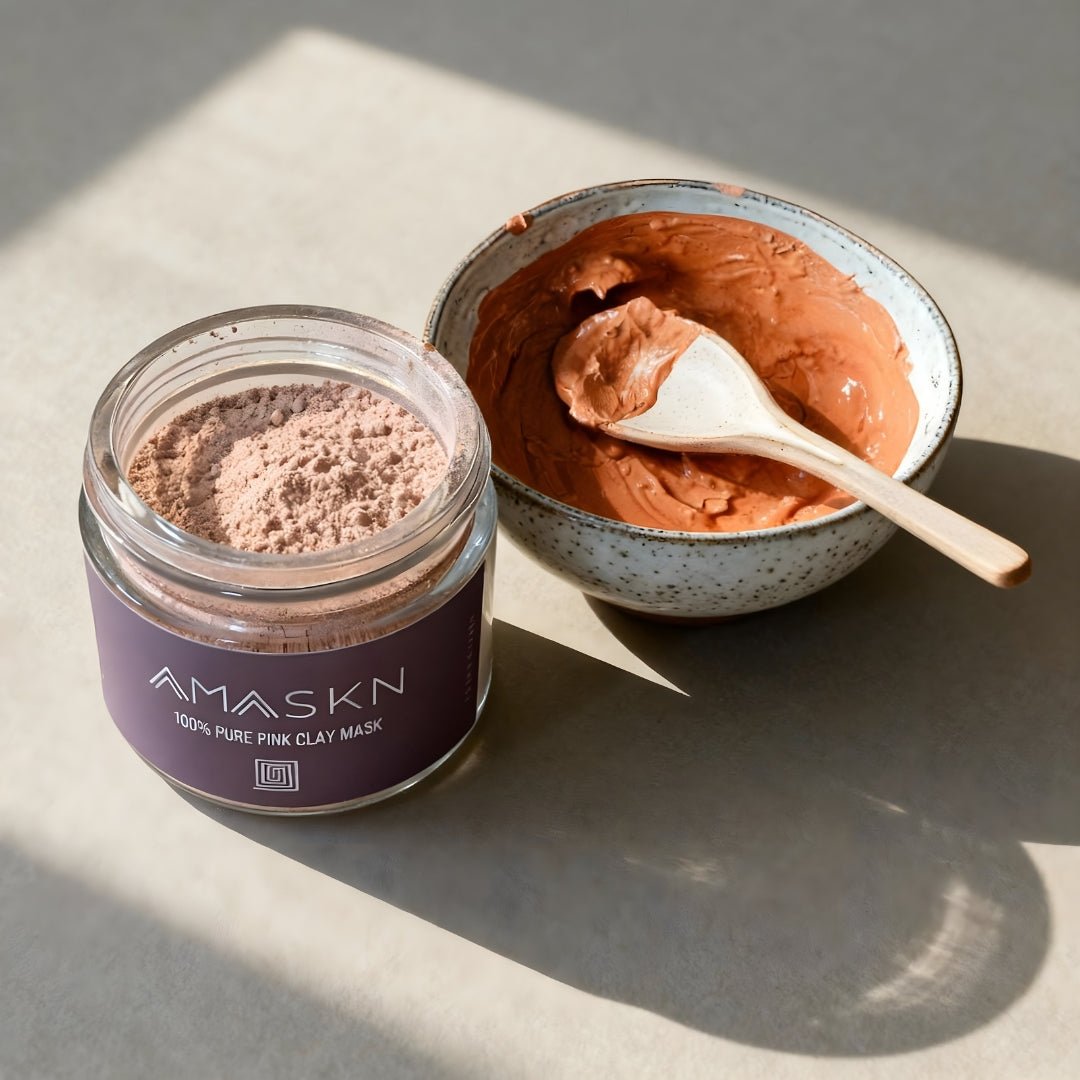 100% Pure Amazonian Pink Clay Mask | Detox & Glow