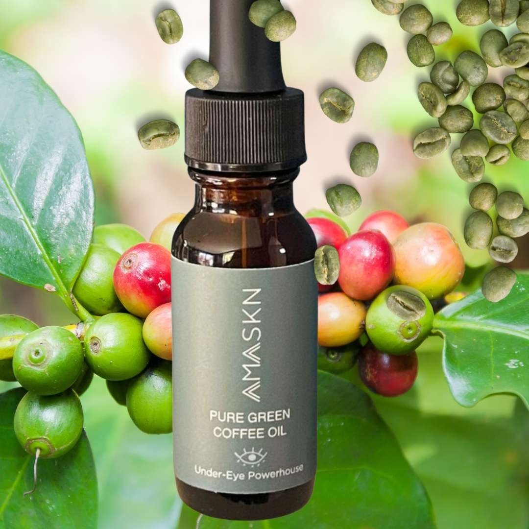 Limited Edition: Organic Green Coffee Oil: Under-Eye Powerhouse