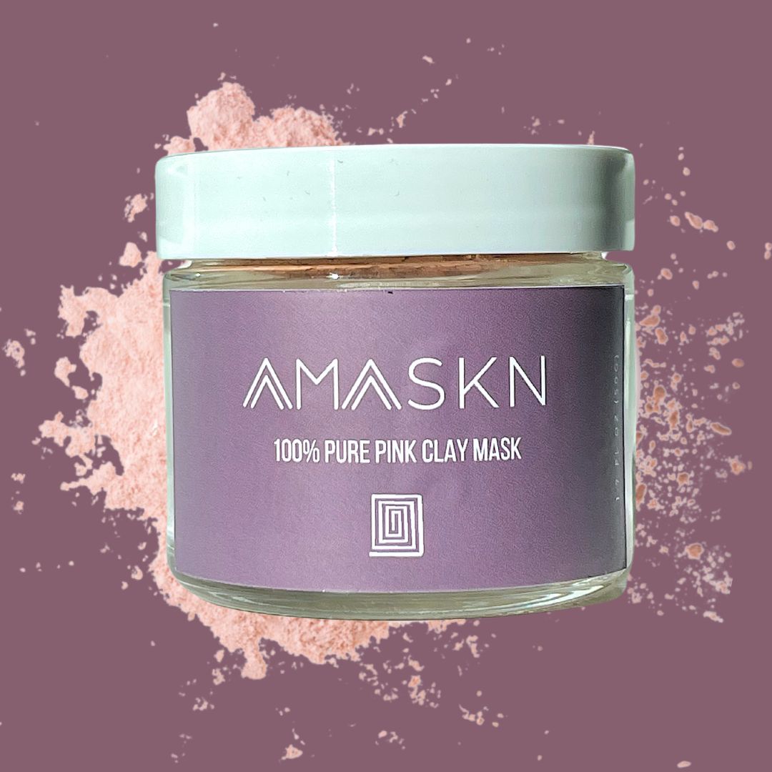 Limited Edition: 100% Pure Brazilian Pink Clay Mask Powder