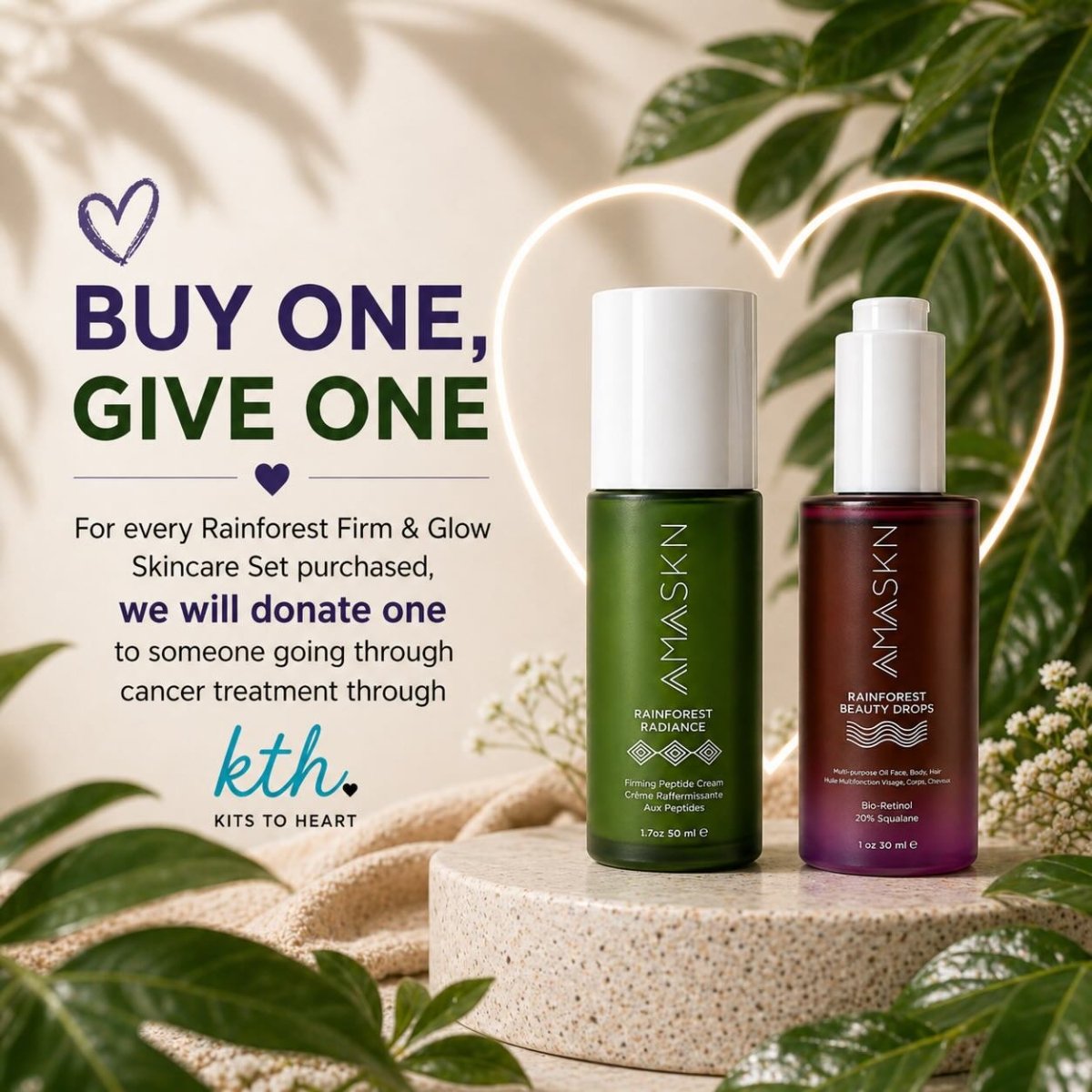 Rainforest Firm & Glow Skincare Set | Skincare Set | AmaSKN Beauty