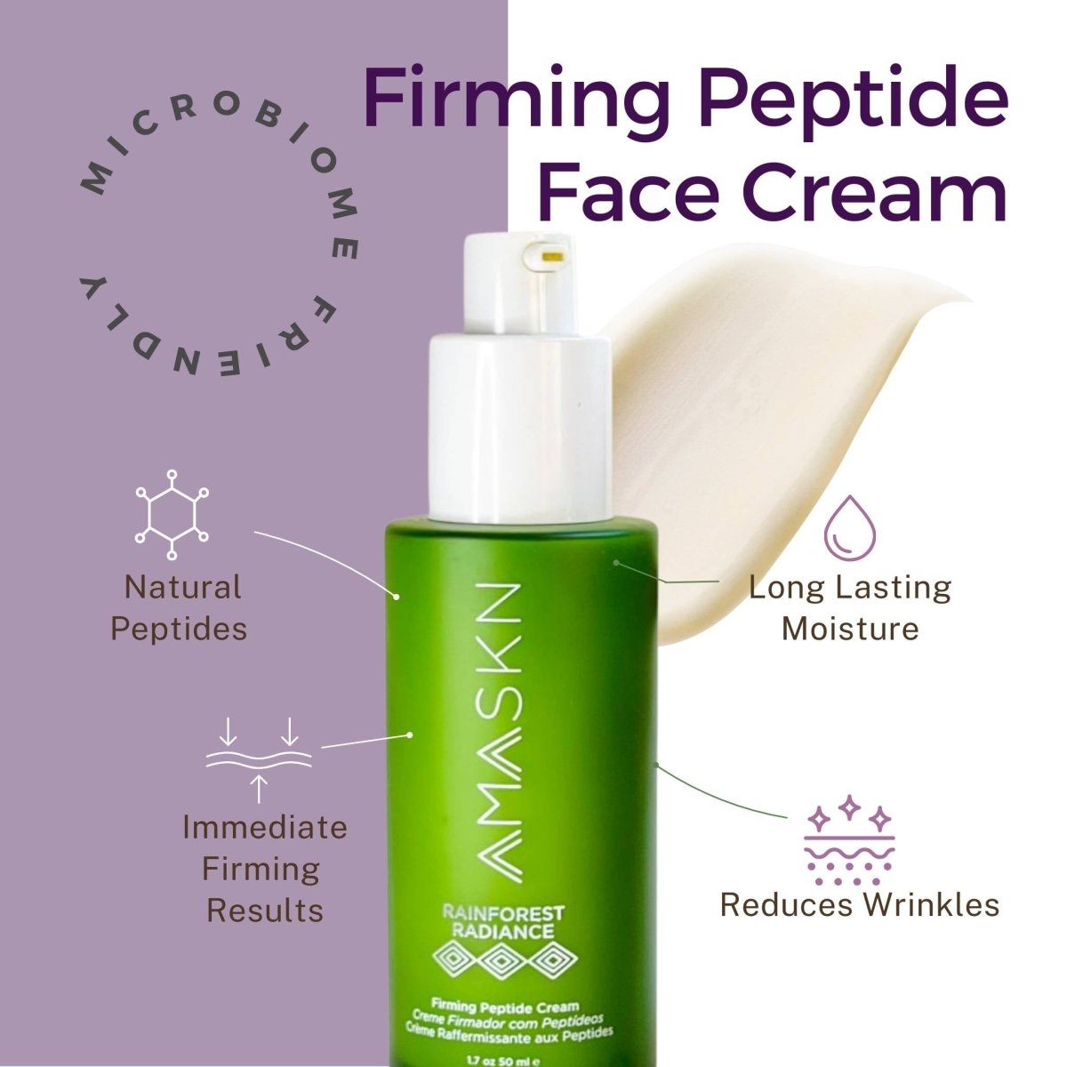 Rainforest Radiance Cream – Firming Peptides + Deep Hydration